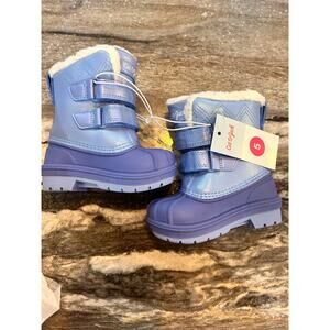 Blue Toddler Winter Boots/Denver- Cat and Jack Size 5-NEW